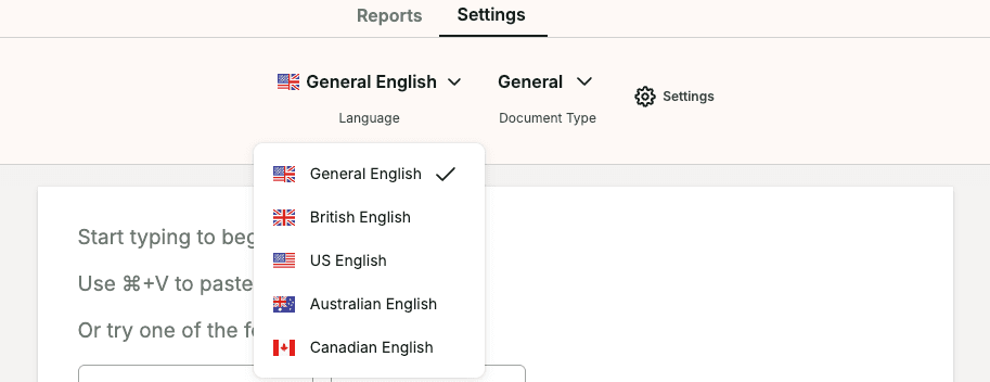 ProWritingAid対応言語