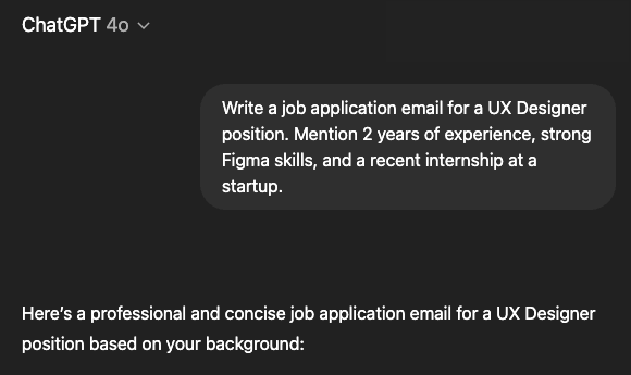 챗GPT 프롬프트 예시