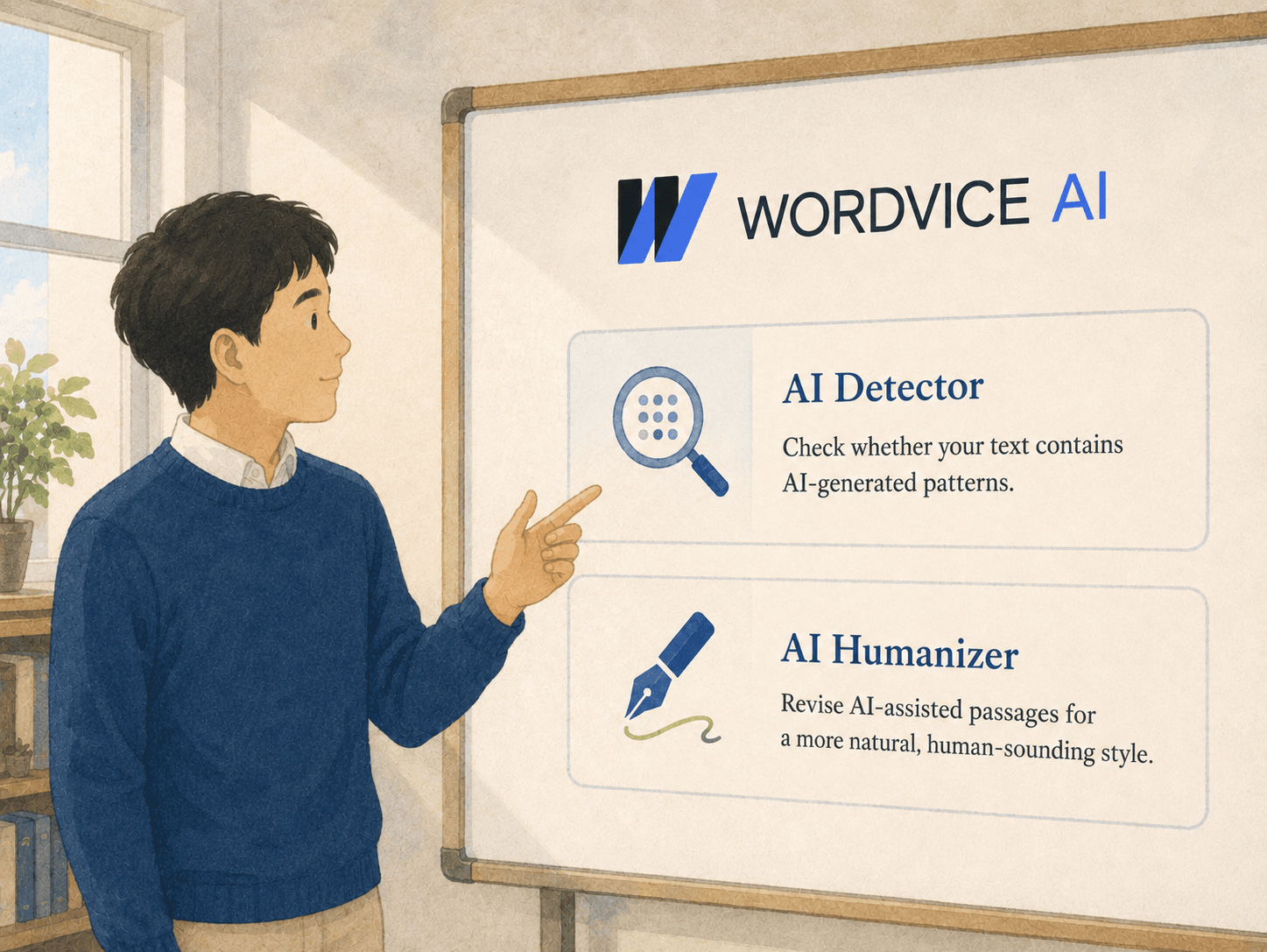 How Wordvice AI supports responsible AI use