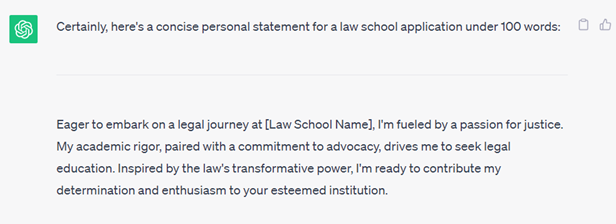 using chatgpt to write personal statement reddit