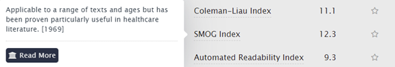 Coleman-Liau Index